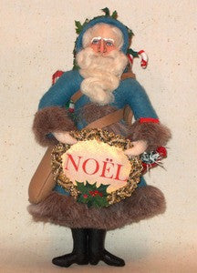 Blue Noel Santa