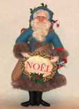 Blue Noel Santa